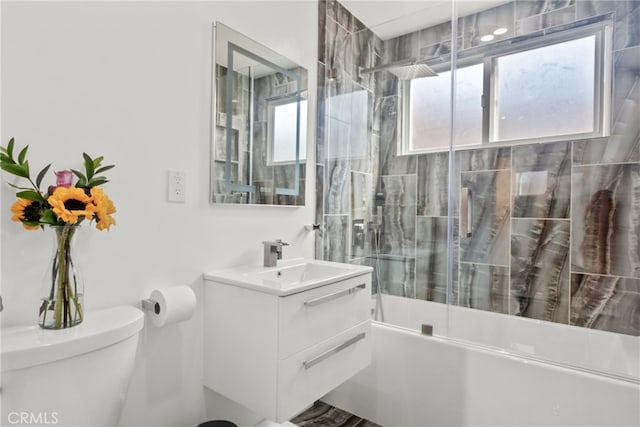 1954 Shipway Ave, Long Beach, CA 90815 - full bathroom featuring shower / bath combination with glass door and vanity
