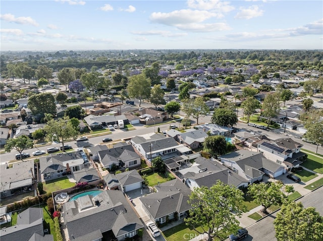 1954 Shipway Ave, Long Beach, CA 90815 - aerial view of property and surrounding area with nearby suburban area