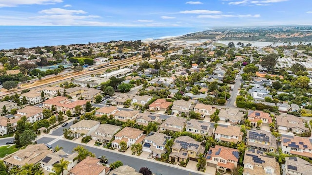 196 Coral Cove Way, Encinitas, CA 92024 - aerial overview of property's location featuring a large body of water and nearby suburban area