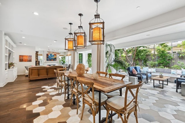 196 Coral Cove Way, Encinitas, CA 92024 - dining room featuring recessed lighting