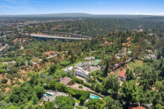 320 N San Rafael Ave, Pasadena, CA 91105 - aerial view of property's location featuring a notable bridge