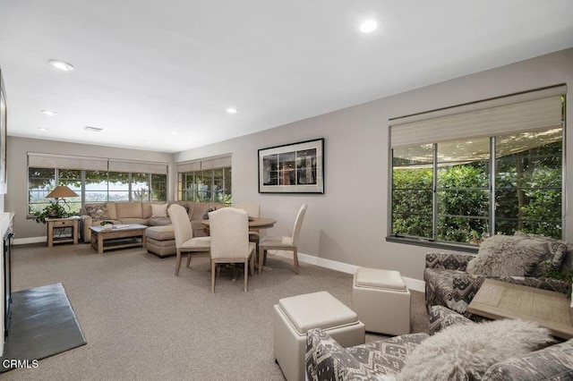 320 N San Rafael Ave, Pasadena, CA 91105 - living area with carpet and recessed lighting
