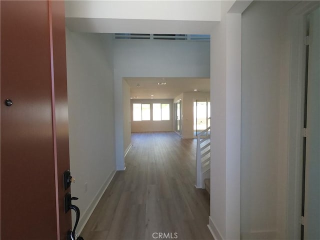 39460 Chamise St, Temecula, CA 92591 - hallway featuring light wood-style floors and recessed lighting