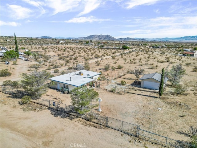 475 Fair Acres, Landers, CA 92285 - overview of rural landscape with a desert landscape and a mountainous background