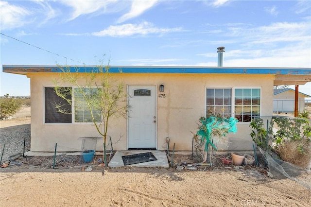 475 Fair Acres, Landers, CA 92285 - view of front of property with stucco siding