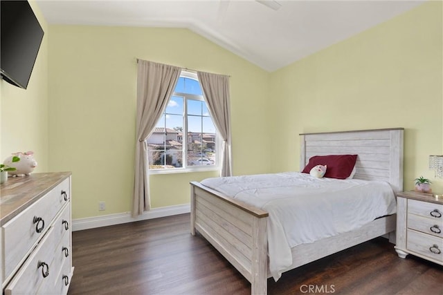 36 Via Tronido, Rancho Santa Margarita, CA 92688 - bedroom featuring dark wood-style flooring and lofted ceiling