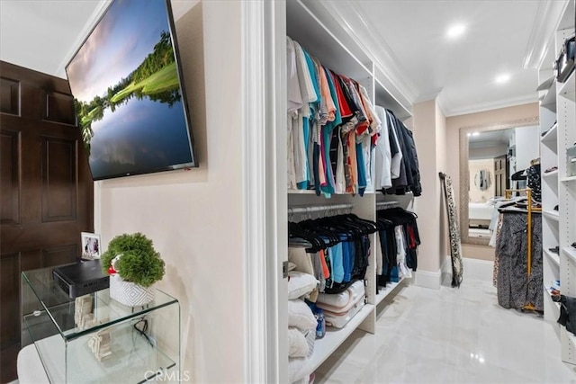 10920 Beechwood Dr, Rancho Cucamonga, CA 91737 - walk in closet with marble finish floors