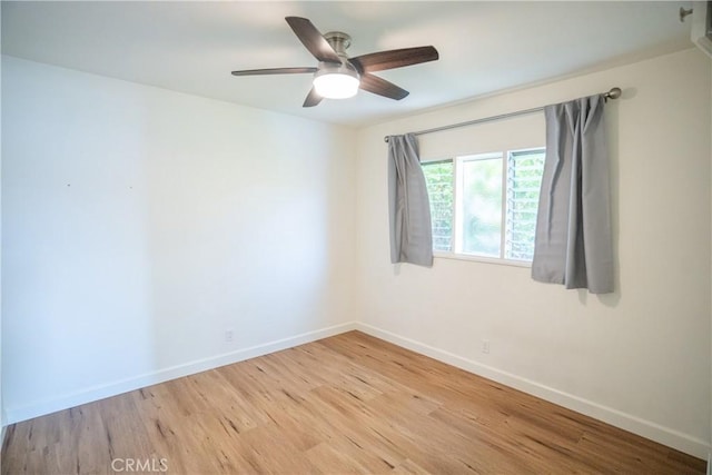18126 S Denker Ave, Gardena, CA 90248 - spare room with light wood-style flooring and a ceiling fan