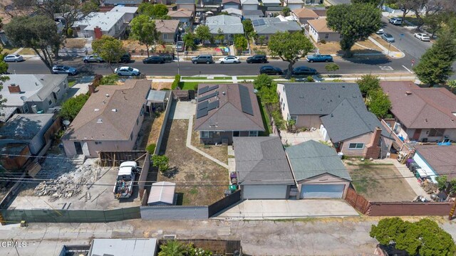 272 E 69th St, Long Beach, CA 90805 - aerial overview of property's location with nearby suburban area