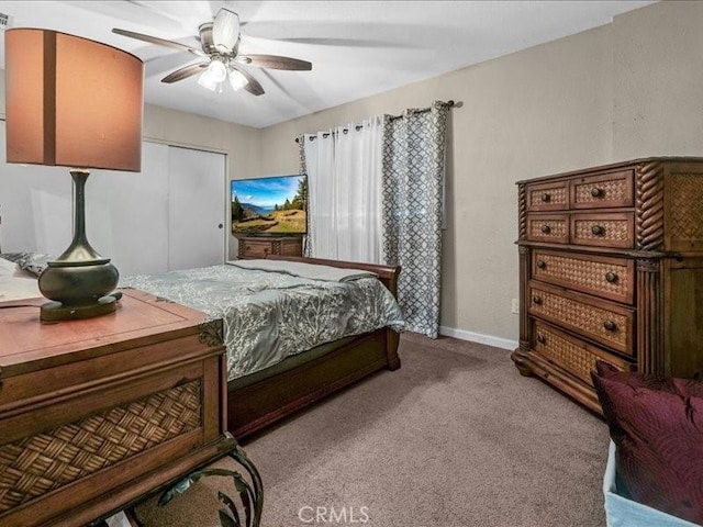 10316 S San Pedro St, Los Angeles, CA 90003 - bedroom with carpet floors and ceiling fan