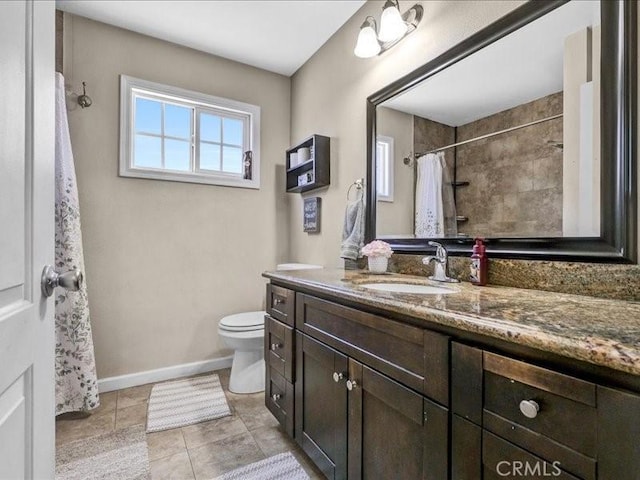 10316 S San Pedro St, Los Angeles, CA 90003 - bathroom with vanity, tile patterned flooring, and a shower with curtain