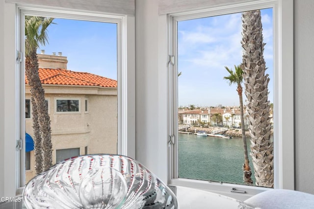 1758 Emerald Isle Way, Oxnard, CA 93035 - doorway to outside featuring a water view