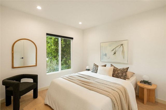 2404 Glover Pl, Los Angeles, CA 90031 - bedroom featuring light wood-style floors and recessed lighting
