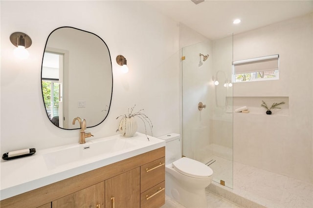 2404 Glover Pl, Los Angeles, CA 90031 - full bathroom with walk in shower and vanity