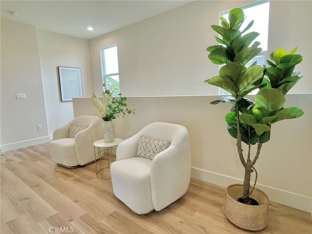 11237 Gladhill Rd Unit 12, Whittier, CA 90604 - sitting room featuring wood finished floors and recessed lighting
