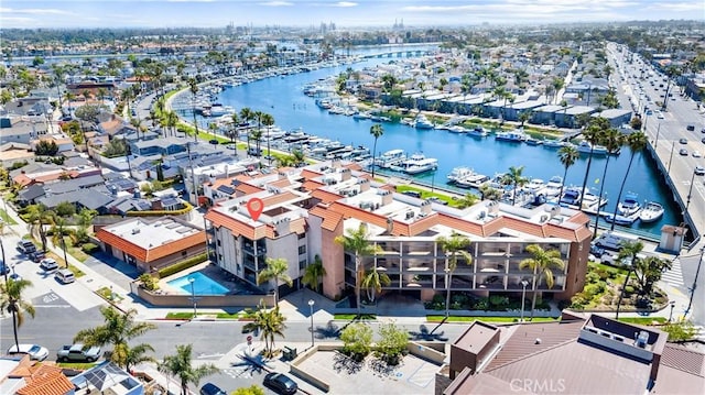 201 Bay Shore Ave Unit 305, Long Beach, CA 90803 - aerial view of a nearby body of water and a marina