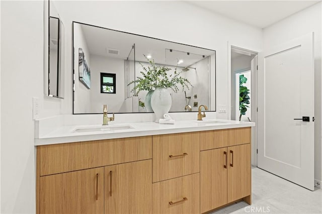 2414 Las Positas Rd, Glendale, CA 91208 - bathroom with double vanity and plenty of natural light