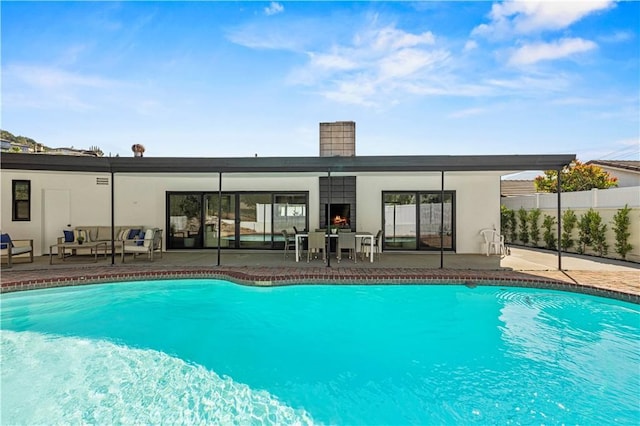 2414 Las Positas Rd, Glendale, CA 91208 - view of pool with a patio and an outdoor hangout area