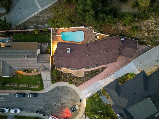 2414 Las Positas Rd, Glendale, CA 91208 - aerial view of a pool area