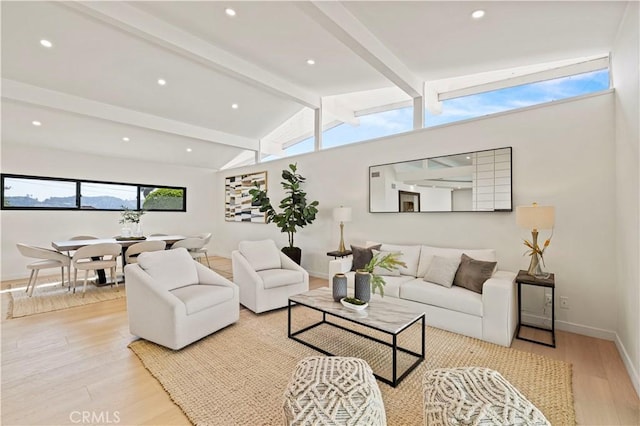 2414 Las Positas Rd, Glendale, CA 91208 - living area featuring light wood-style flooring and recessed lighting