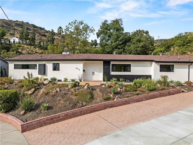 2414 Las Positas Rd, Glendale, CA 91208 - ranch-style home with stucco siding and driveway