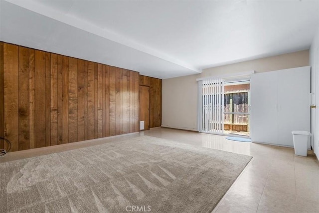 1283 W Newport St, San Luis Obispo, CA 93405 - unfurnished room with wood walls