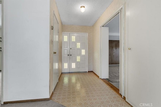 1283 W Newport St, San Luis Obispo, CA 93405 - entrance foyer with light floors and a textured ceiling