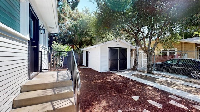 243 N Verdugo Rd, Glendale, CA 91206 - view of yard featuring a storage shed