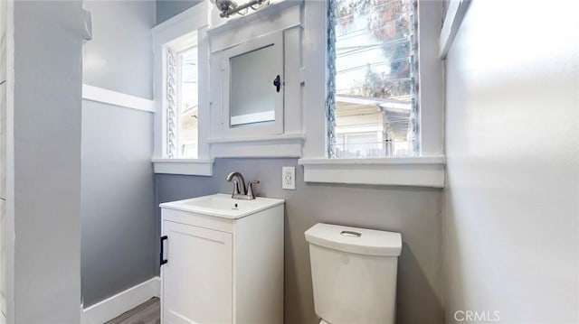243 N Verdugo Rd, Glendale, CA 91206 - half bathroom featuring toilet and vanity
