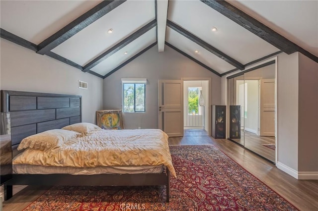 15541 Aqua Verde Dr, Los Angeles, CA 90077 - bedroom with wood finished floors and recessed lighting