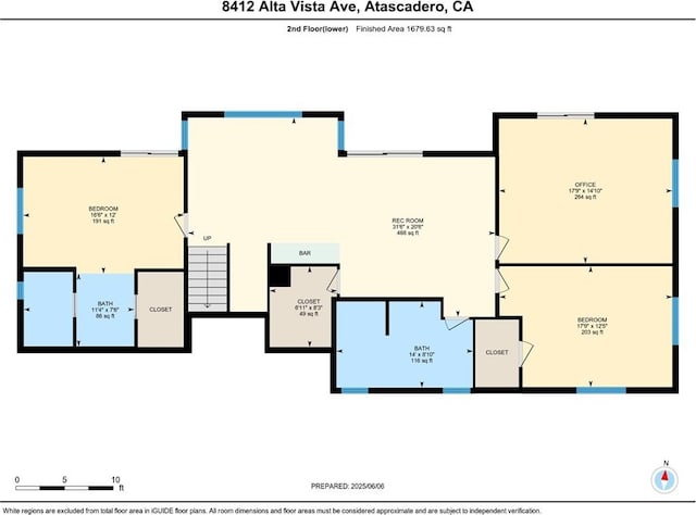 8412 Alta Vista Ave, Atascadero, CA 93422 - view of room layout