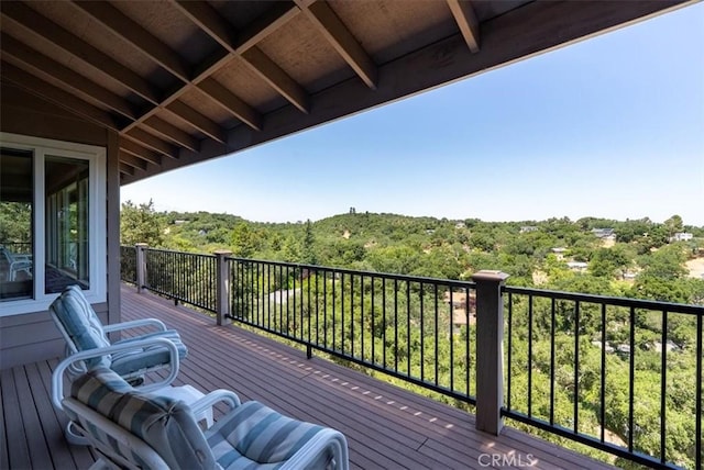 8412 Alta Vista Ave, Atascadero, CA 93422 - wooden terrace with a view of trees