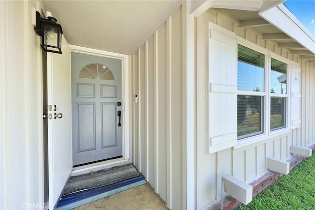 1834 E Stuart Ave, West Covina, CA 91791 - entrance to property featuring board and batten siding