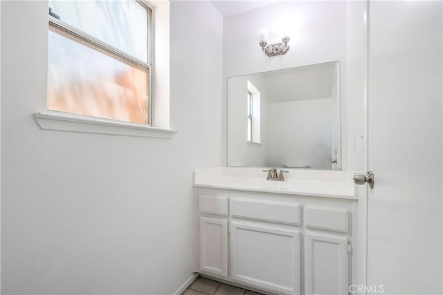 44738 Foxboro Ct, Lancaster, CA 93535 - bathroom featuring vanity and baseboards