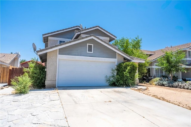 44738 Foxboro Ct, Lancaster, CA 93535 - traditional-style home featuring driveway, an attached garage, and stucco siding