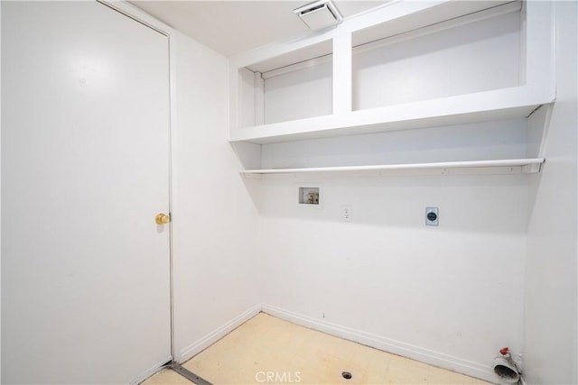 44738 Foxboro Ct, Lancaster, CA 93535 - laundry area with hookup for a washing machine and hookup for an electric dryer