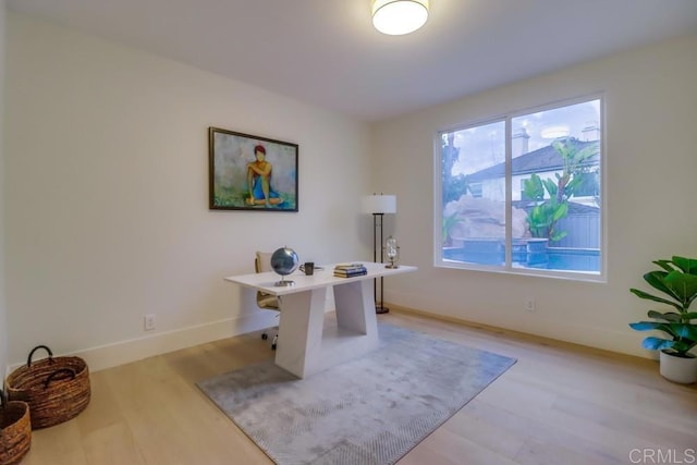 2850 Palmetto Point Ct, Chula Vista, CA 91915 - office area with light wood-style floors and baseboards