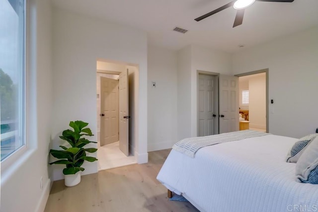 2850 Palmetto Point Ct, Chula Vista, CA 91915 - bedroom with light wood-style flooring and ceiling fan