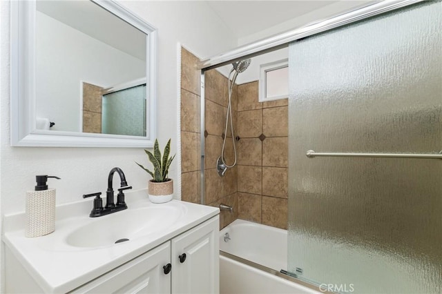 1048 S Record Ave, East Los Angeles, CA 90023 - bathroom with vanity and shower / washtub combination