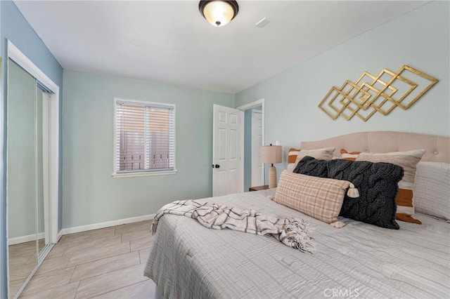 1048 S Record Ave, East Los Angeles, CA 90023 - bedroom with baseboards and a closet