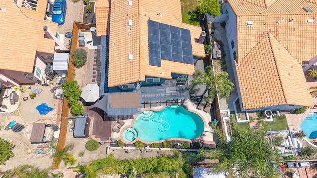 16508 Nectarine Way, Lake Elsinore, CA 92530 - aerial view of property's location with a pool area