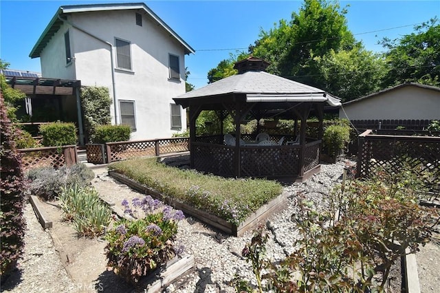 565 N Laurel Ave, Upland, CA 91786 - back of property featuring a gazebo and stucco siding