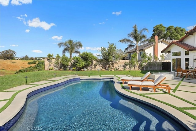 11900 Laughton Way, Porter Ranch, CA 91326 - swimming pool with a patio area