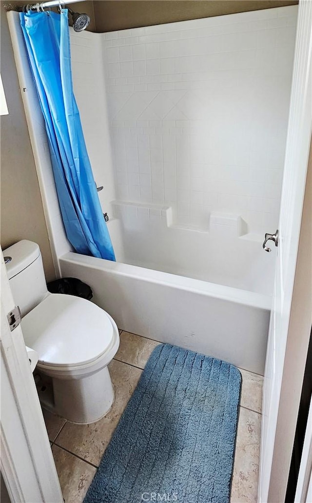 15048 Westin Ln, La Mirada, CA 90638 - bathroom featuring shower / bath combo and tile patterned floors
