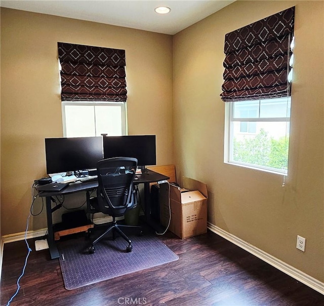 15048 Westin Ln, La Mirada, CA 90638 - office with wood finished floors and recessed lighting