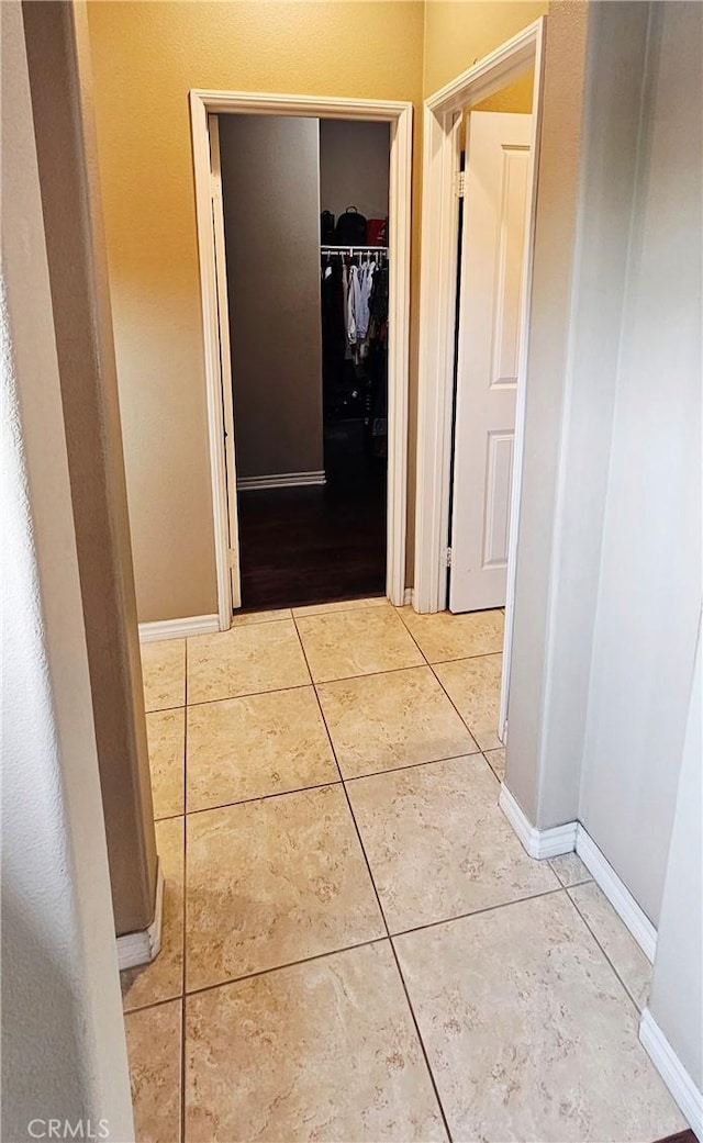 15048 Westin Ln, La Mirada, CA 90638 - hallway with baseboards and tile patterned flooring