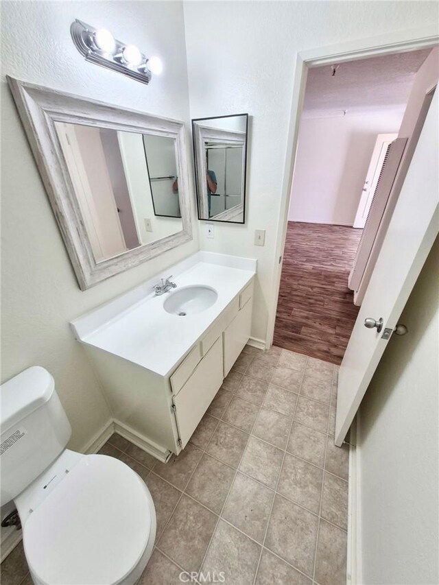 13325 Kornblum Ave, Hawthorne, CA 90250 - half bathroom with vanity and tile patterned floors