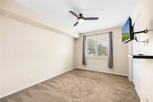 8015 Yeager St, Chino, CA 91708 - empty room with carpet floors and ceiling fan