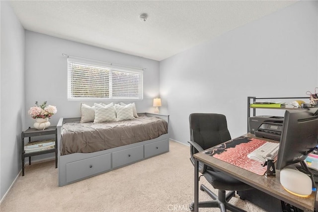 3112 N Hearthside St, Orange, CA 92865 - carpeted bedroom featuring a desk and a textured ceiling