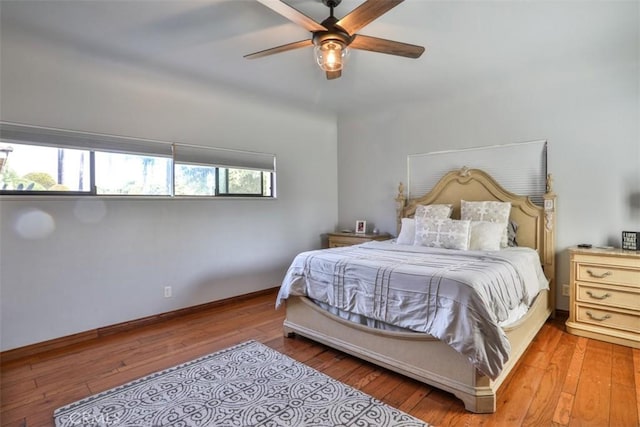 1853 E Renshaw St, Covina, CA 91724 - bedroom with hardwood / wood-style flooring and ceiling fan